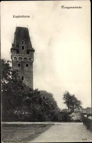 Ak Tangermünde an der Elbe, Kapitelturm