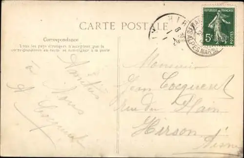 Ak Saint Martin Vesubie Alpes Maritimes, Vue générale