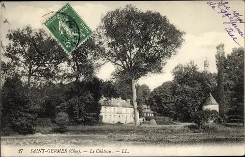 Ak Saint Germer Oise, Château