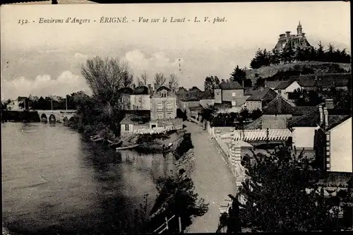 Ak Mûrs Erigné Angers Maine et Loire, Vue sur le Louet