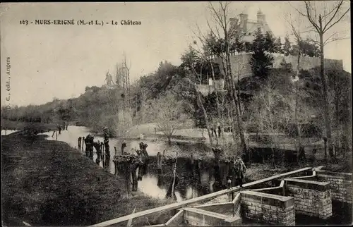 Ak Mûrs Erigné Angers Maine et Loire, Château