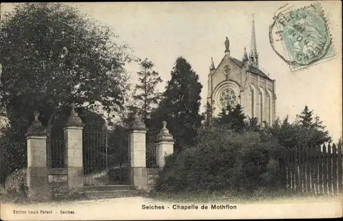 Ak Seiches Maine et Loire, Chapelle de Mothflon