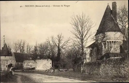 Ak Seiches Maine et Loire, Château du Verger