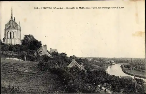 Ak Seiches Maine et Loire, Chapelle de Mathefon