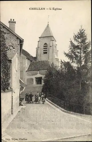 Ak Chelles Seine et Marne, Kirche