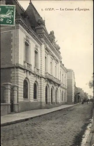 Ak Gien Loiret, La Caisse d'Epargne