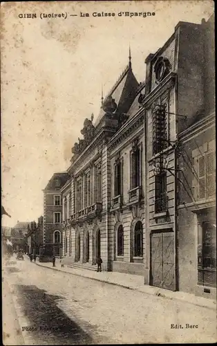 Ak Gien Loiret, La Caisse d'Epargne