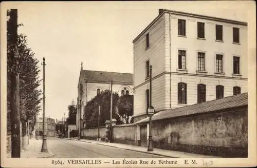 Ak Versailles Yvelines, Les Écoles Rue de Béthune