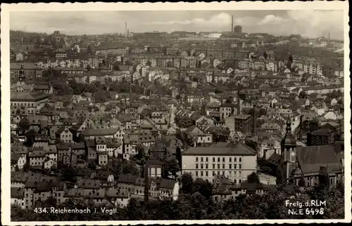 Ak Reichenbach im Vogtland, Panorama vom Ort