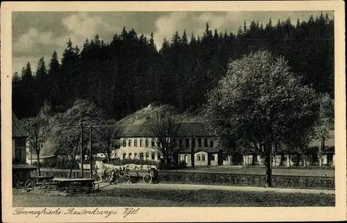 Ak Rautenkranz im Vogtland, Gasthof Frischhütte