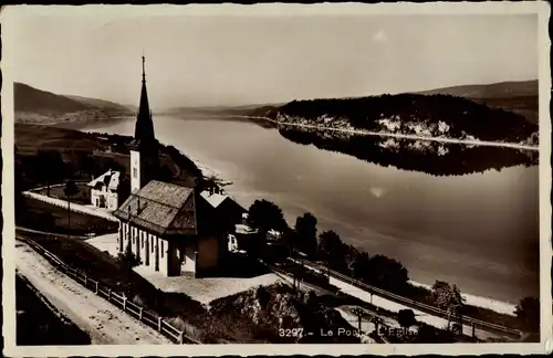 Ak Le Pont Kt Waadt, L'Eglise