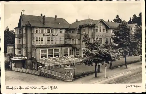 Ak Oberhof im Thüringer Wald, Sport Hotel