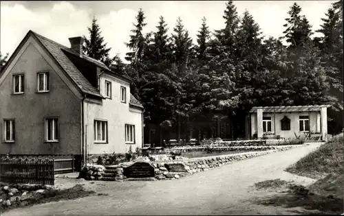 Ak Lößnitz im Erzgebirge, Berggaststätte und Fremdenheim Neu Friedrichsruh