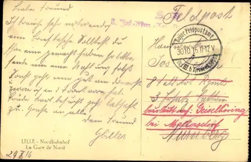 Ak Lille Nord, Nordbahnhof, Straßenbahn