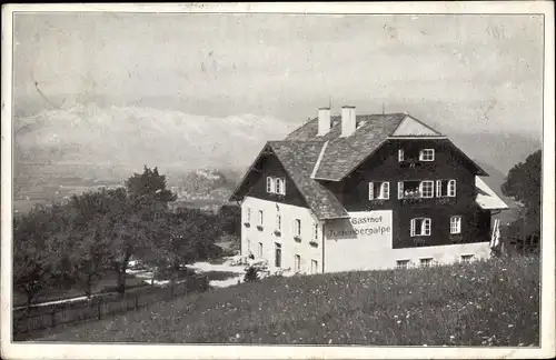 Ak Aigen Salzburg in Österreich, Gasthof Judenbergalpe