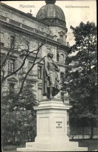 Ak München Bayern, Schillermonument