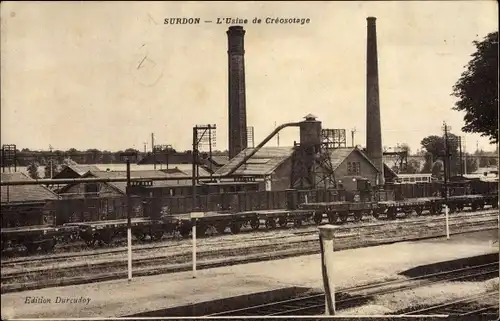 Ak Surdon Orne, L'Usine de Creosotage