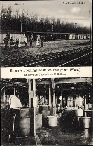 Ak Bietigheim Bissingen an der Enz, Kriegsverpflegungsanstalt