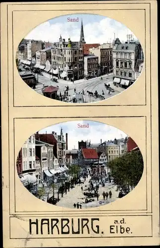 Ak Hamburg Harburg, Sand