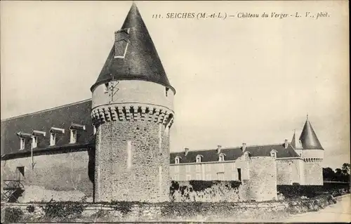 Ak Seiches Maine et Loire, Château du Verger