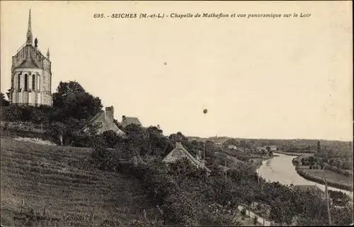 Ak Seiches Maine et Loire, Château de Mathefon