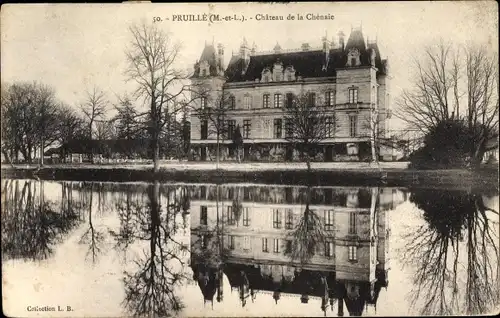 Ak Pruillé Maine et Loire, Château de la Chénaie