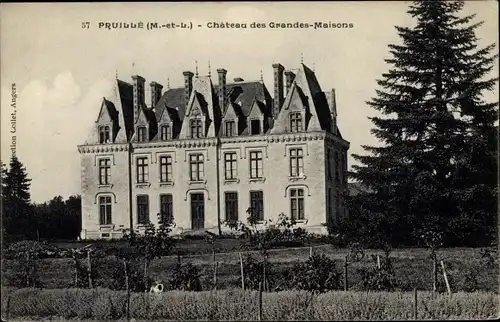 Ak Pruillé Maine et Loire, Château des Grandes Maisons