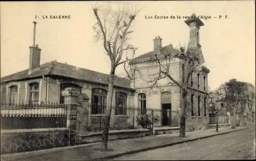 Ak La Garenne Colombes Hauts de Seine, Les Écoles de la Rue l'Aigle