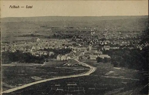 Ak Fellbach in Baden Württemberg, Panorama