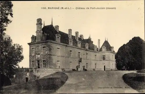 Ak Marigné Les Hauts d’Anjou Maine et Loire, Château de Port Joulain