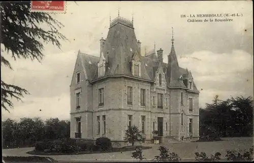 Ak La Membrolle Maine et Loire, Château de la Roussière