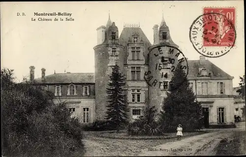 Ak Montreuil Bellay Maine et Loire, Château de la Salle