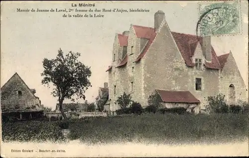 Ak La Menitre Maine et Loire, Manoir de Jeanne de Laval