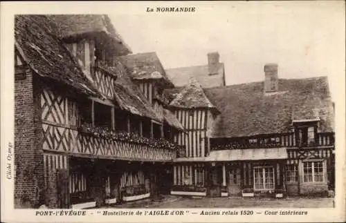 Ak Pont l Eveque Calvados, Hostellerie de l'Aigle d'Or