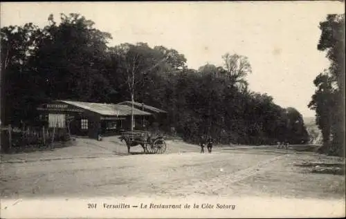 Ak Versailles Yvelines, Le Restaurant de la Côte Satory