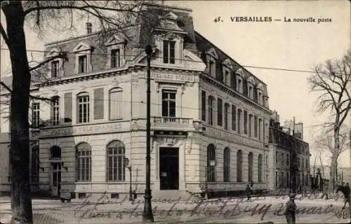 Ak Versailles Yvelines, La nouvelle poste