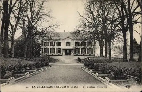 Ak La Celle Saint Cloud Yvelines, Château Pescatore