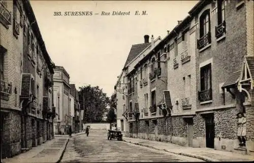 Ak Suresnes Hauts de Seine, Rue Diderot