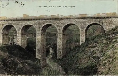Ak Privas Ardèche, Pont des Mines