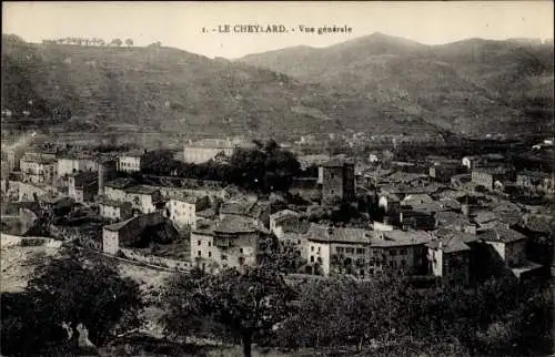Ak Le Cheylard Ardèche Auvergne-Rhône-Alpes, Vue générale