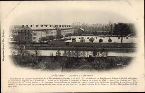 Ak Mézières Ardennes, Caserne du Meribon