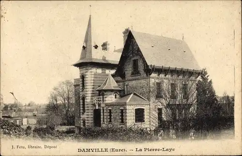 Ak Damville Eure, La Pierre Laye