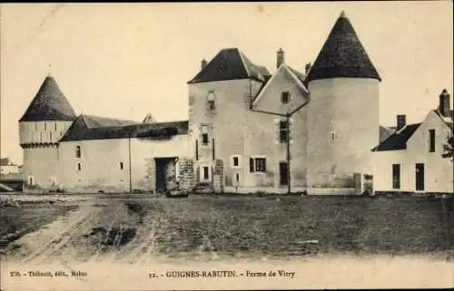 Ak Guignes Rabutin Seine et Marne, Ferme de Vitry