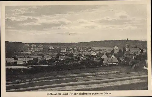 Ak Friedrichsbrunn Thale im Harz, Gesamtansicht