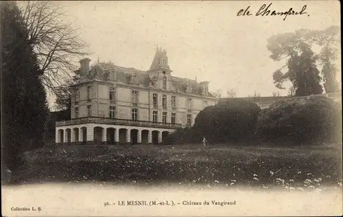 Ak Le Mesnil Maine et Loire, Château de Vaugiraud