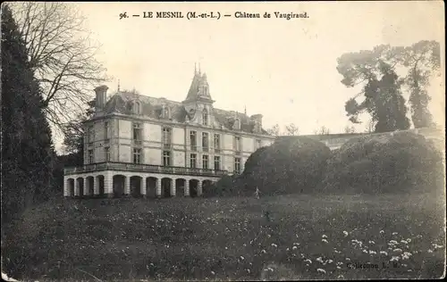 Ak Le Mesnil Maine et Loire, Château de Vaugiraud