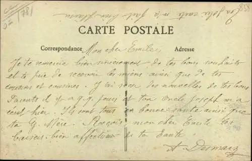 Ak Mézy Meulan en Yvelines, L'Église Saint Germain