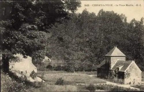 Ak Cernay la Ville Yvelines, Le Vieux Moulin