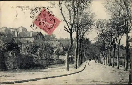 Ak Suresnes Hauts de Seine, Route Stratégique, Mont Valérien