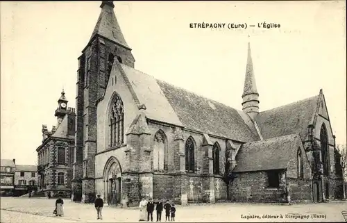 Ak Etrépagny Eure, L'Eglise